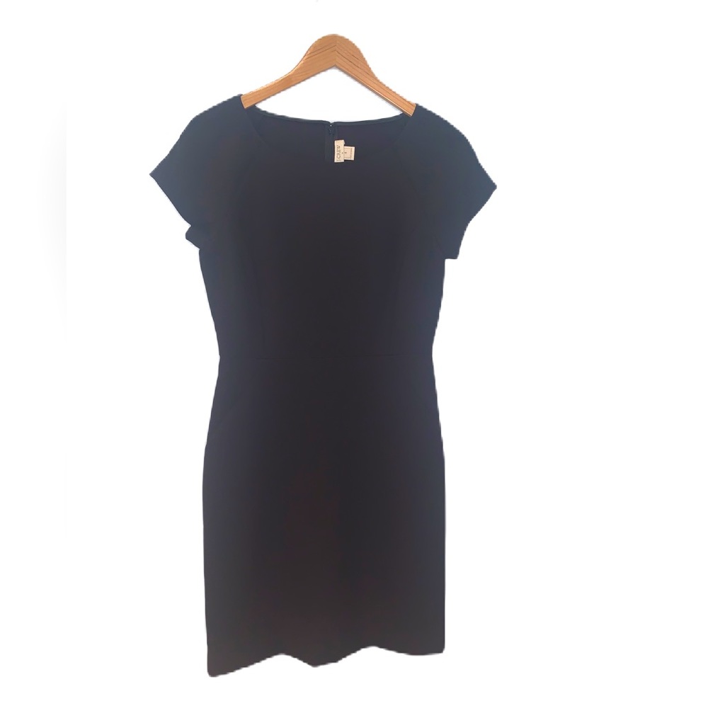 J. Crew Factory Black Sheath Dress Size 4